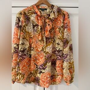 Lauren Ralph Lauren Floral Blouse
